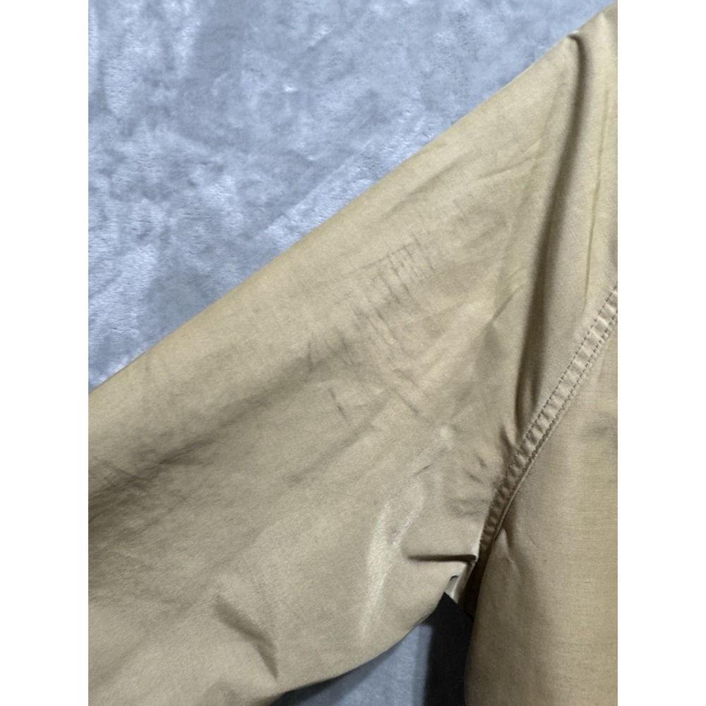Woolrich Tan Utility Field Jacket Mens Medium Hooded Canvas Workwear USA - Picture 14 of 14
